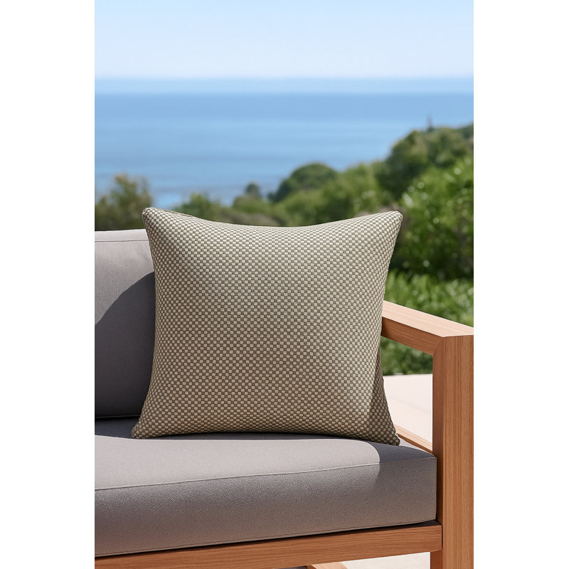 Outdoor Living Pillow Cover, Classic Gray, Square 20", Pillow Cover Only - No Insert