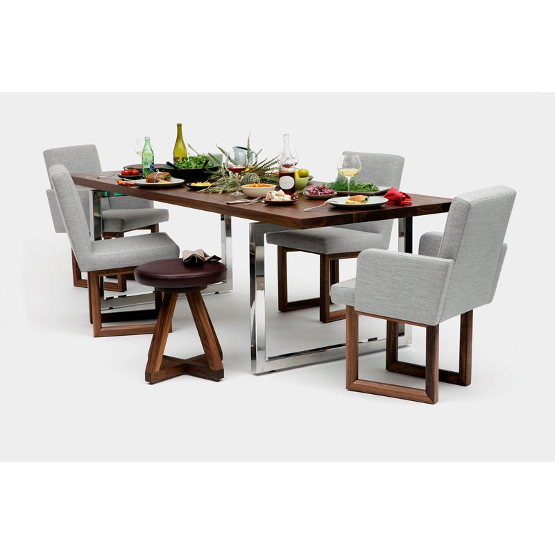 C2 W Upholstered Dining Chair, Ash