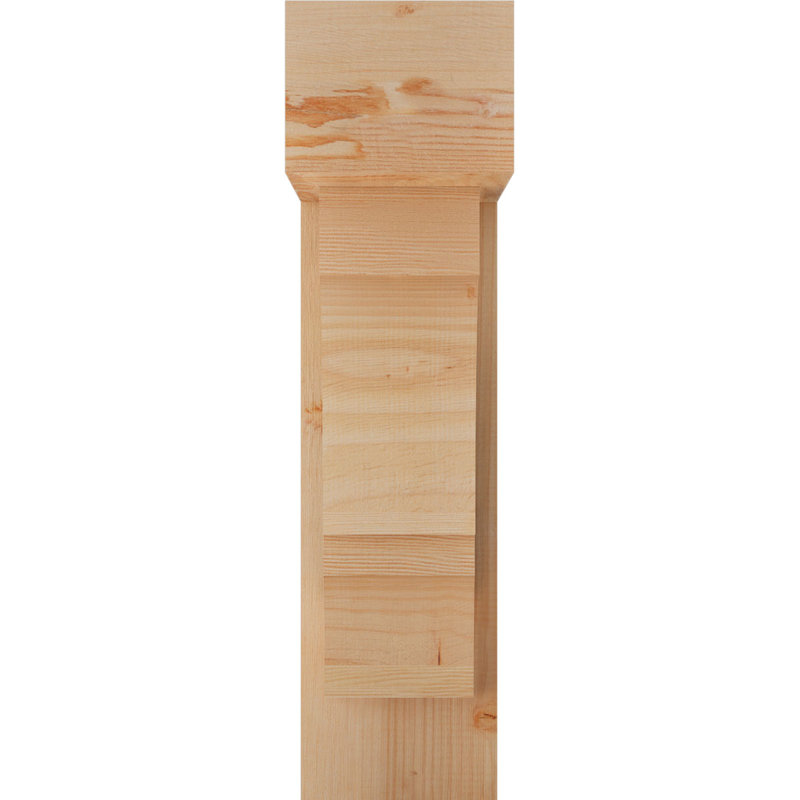 Support de bloc Balboa avec entretoise décalée, 32 x 20, Sapin Douglas de l 8 po (scié brut)
