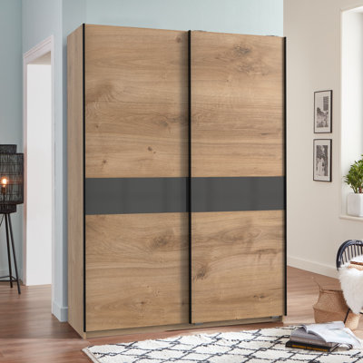Chaska 2 Door Manufactured Wood Wardrobe