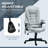 Comfortable Reclining Office Chair With Advanced Massage And Heating Function-27022795