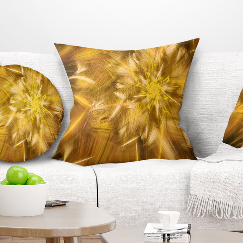 Coussin floral exotiques de fleurs, 16 po x 1 po, Coussin décoratif