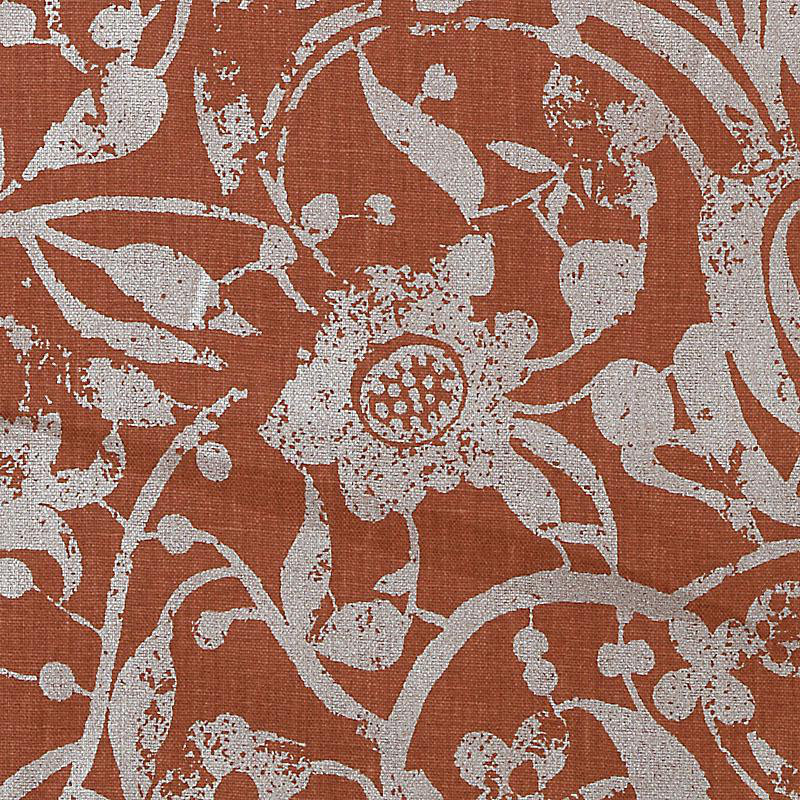 Dorsoduro Linen Fabric, Scarlet