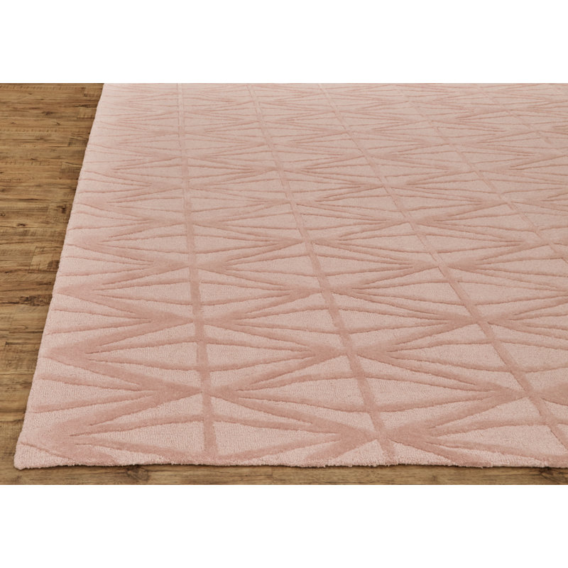 Wool Geometric Indoor Rug, Runner 2'6" x 8'