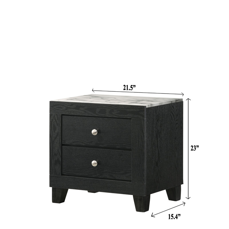 Table de chevet contemporaine 1pc