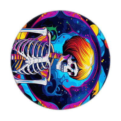 Neon Infinity Indoor And Outdoor Area Rug