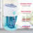 Brentwood Margarita And Frozen Drink Machine, Blue 35oz Pitcher, Adjustable Ice Shaving Blender For Homemade Drinks