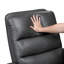 Fauteuil inclinable et oscillant de luxe avec similicuir respirant et mouvement doux-1202290902