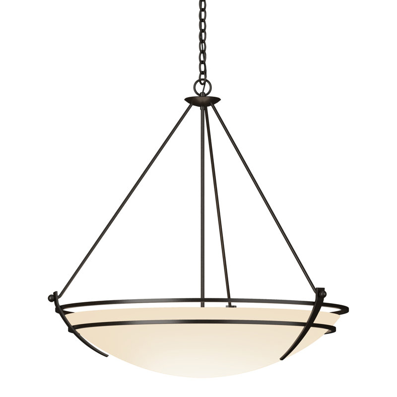 Presidio Tryne 3-Light Bowl Pendant, Oil Rubbed Bronze, Opal
