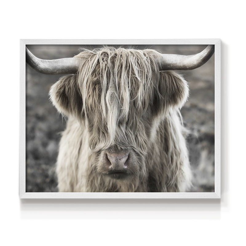 Highland Skye - impression encadrée - réversible, H 11 po x l 14 po, Blanc