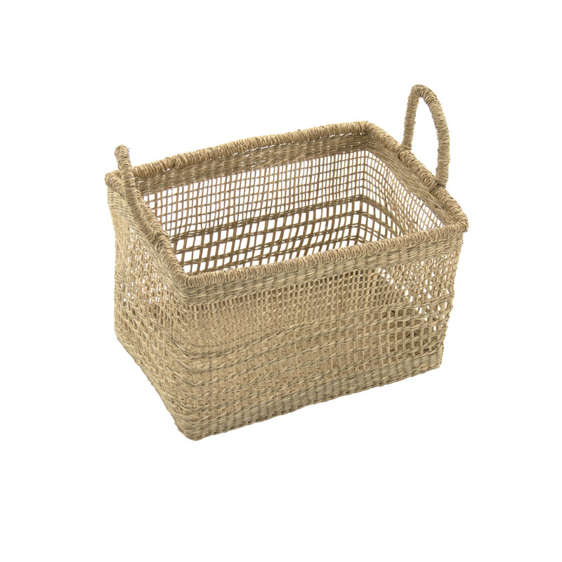 Rosecliff Heights Decorative Basket, 9.25" H x 14.5" W x 11" D