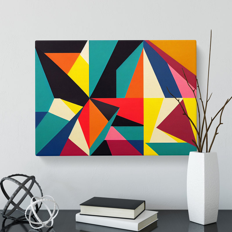 Suprematism Art Abstract Vol.7 - Wrapped Canvas, 50cm H x 76cm W x 3cm D
