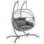 Double Swing Chair with Stand