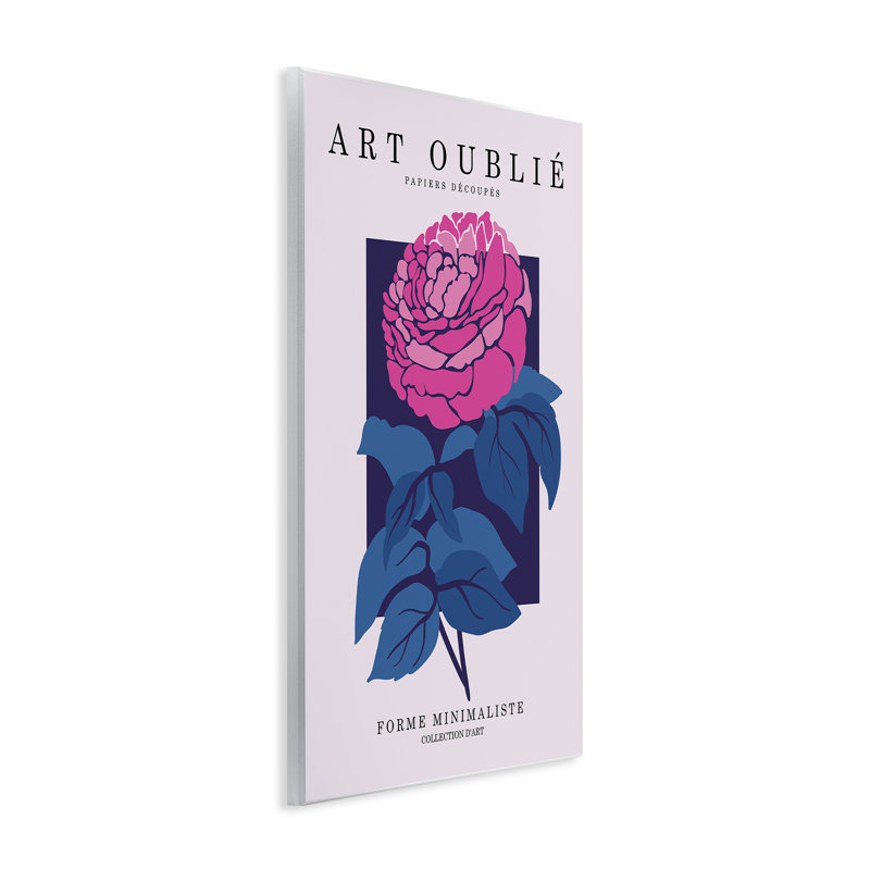  "Peony Gallery", affiche sur plaque par Incado, H 19 po x l 13 po