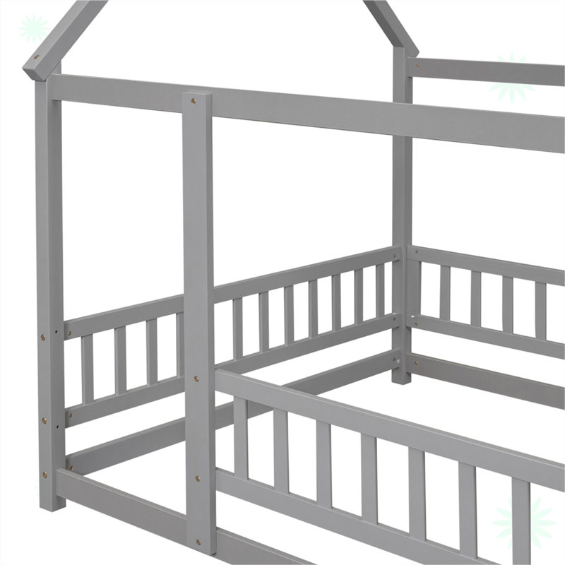 Saxman Standard Bed, Full, Gray