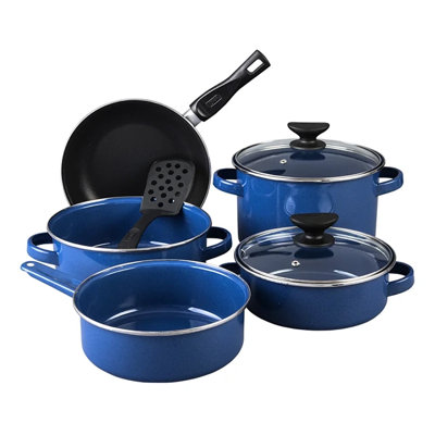 Novacero 8 - Piece Enamelware Cookware Set