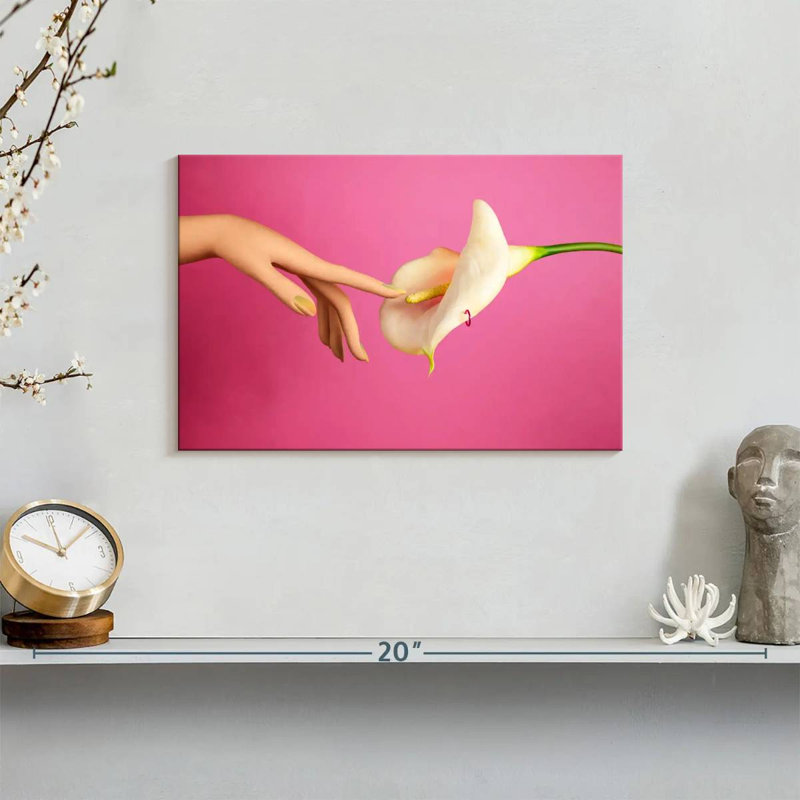 Harnek Calla Lily Flower Touch, 8" H x 12" W