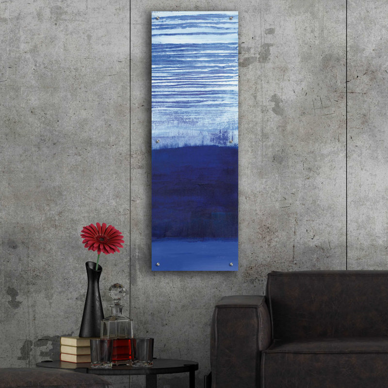 "Blue Haze III" par Jo Maye, H 48 po x l 16 po