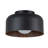 1-light Modern Dome Semi Flush Mount With Glass Globe Diffuser-1116492496