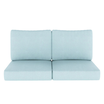 Sunbrella Outdoor Loveseat Seat / Back Cushion by Birch Lane