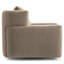 Fauteuil pivotant en tissu Laurent - Sur mesure, sans coussins-13825334