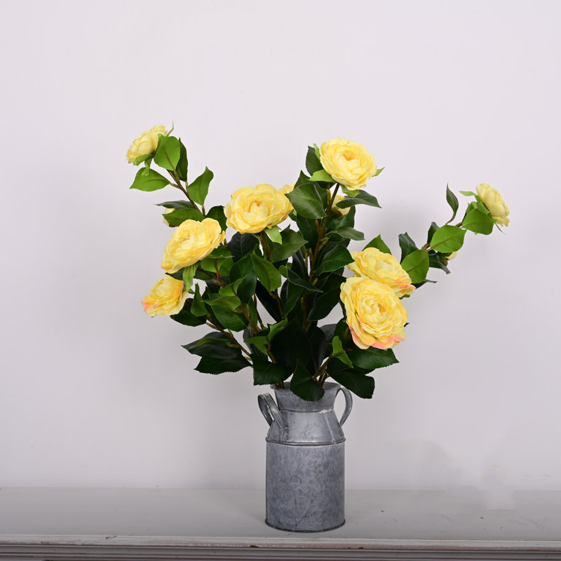 Arrangement floral de pivoines Tuomo, Jaune