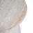 Outdoor/Indoor Lightweight Concrete Side Table,Travertine Finish