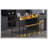 59 Inch Farmhouse Bar Table with Power Socket, LED Light, and 3 Saddle Stools for Versatile Living Spaces