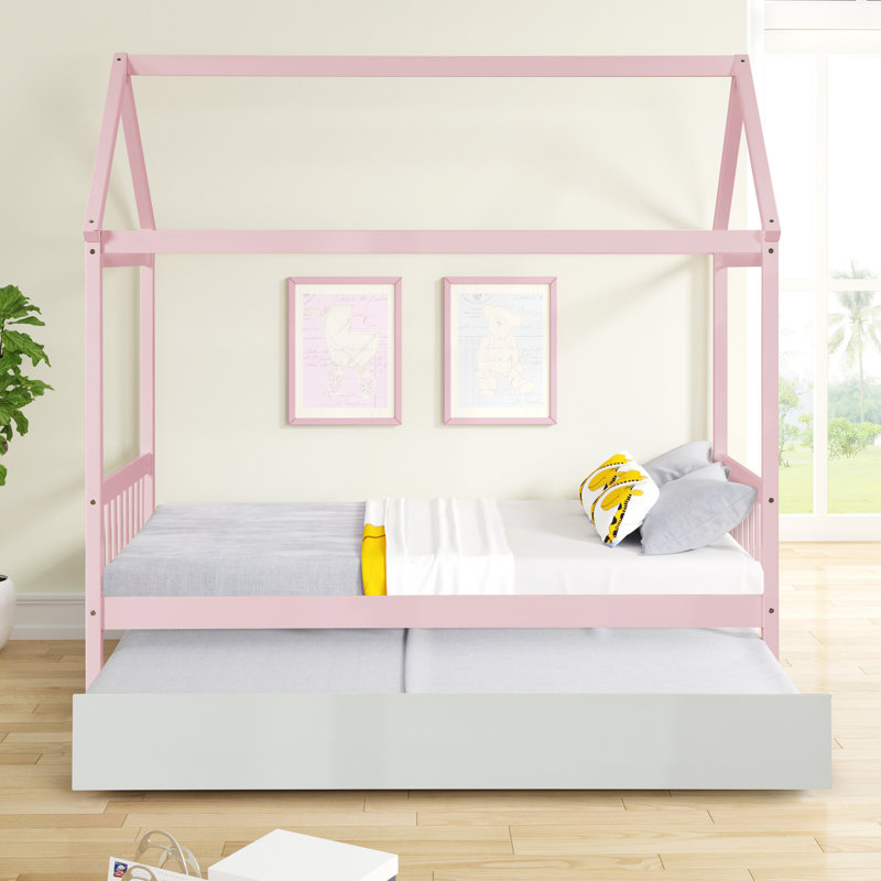 Structure de lit House avec lit gigogne