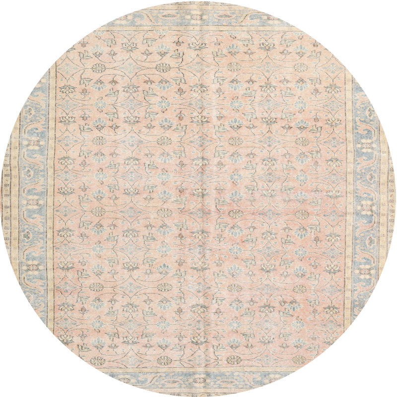 Citlalic Oriental Indoor Rug, Round 5'