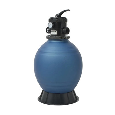 18-Inch Top Mount Swimming Pool Sand Filter with 6-Way Valve