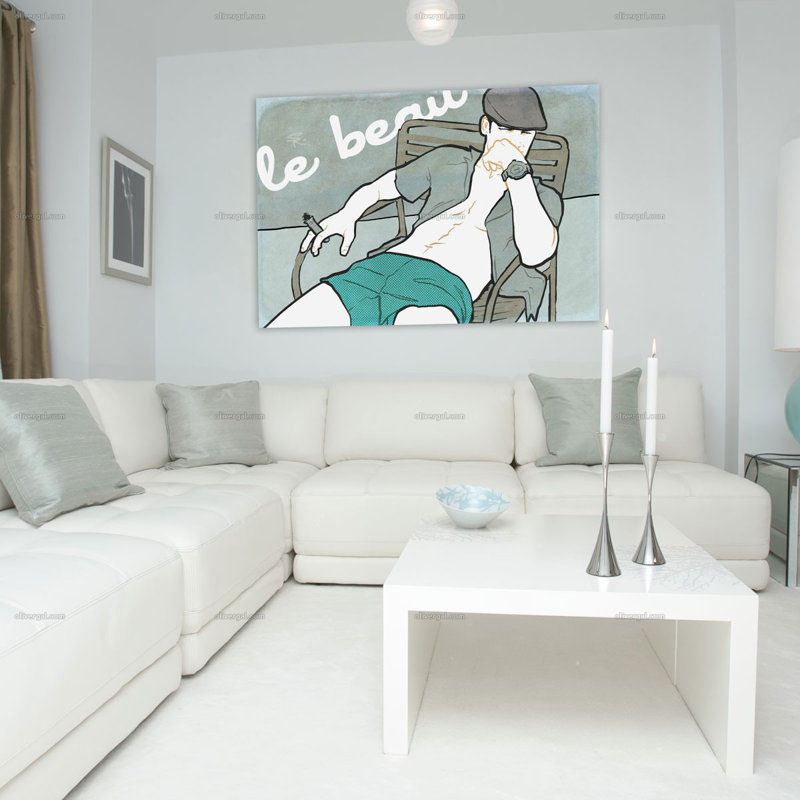 Burst Creative Le Beau - Impression sur toile tendue, 30 po x 45 po