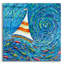 Breakwater Bay «Set Sail» par Estelle Grengs, art mural en verre acrylique-1025388193