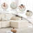 108" Modular Sofa Corduroy Modern L Shaped Sectional For Living Room-1473597405