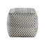 Pouf carré en tissu d'ameublement en tissu jacquard moderne, repose-pieds, repose-pieds antidérapant, fauteuil à billes, repose-pieds 1pc