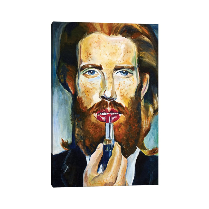 Red Hair Model by Sasha Robinson - Wrapped Canvas Painting, 101.6 cm H x 66.04 cm W x 3.175 cm D