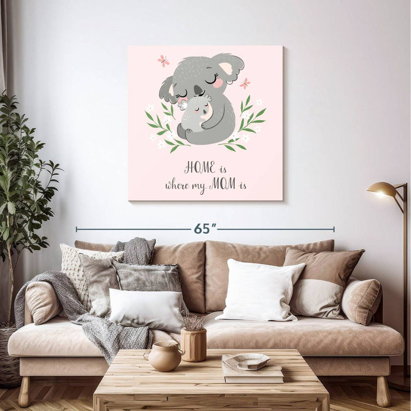 Citation «Tergel Koala Mom Love», H 39 po x l 39 po