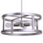 Luminaire suspendu tambour 4 lumières Plascencia-1698226249