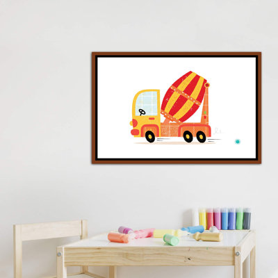 Cement Mixer - impression d'art graphique