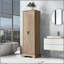Storage Cabinet With Two Doors For Bathroom, Office, Adjustable Shelf, MDF Board, Brown