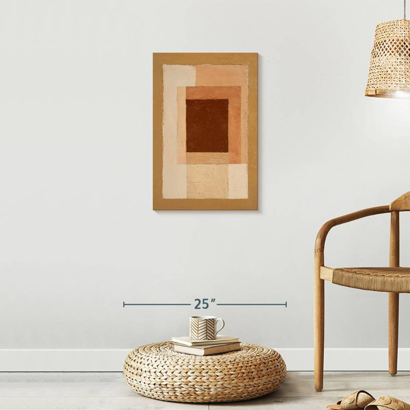 Earthy Nested Rectangles Dominguez, 24" H x 16" W