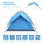 Tente de camping automatique pour 3 personnes