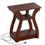 Grande table de bout et prises intégrées Arthus 23,62 po-178366721-178366720