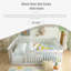 Structure de lit en bois avec clôture-118676215-118676216