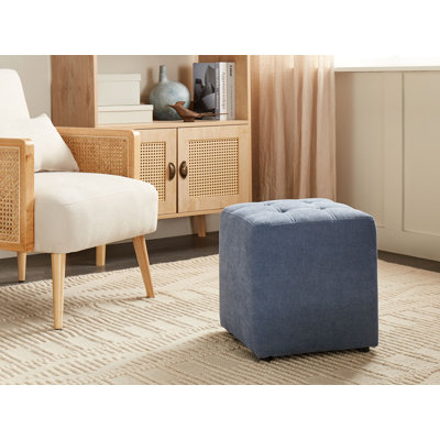 Hadasha 38cm Wide Tufted Square Cube Ottoman