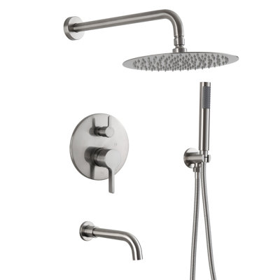 Calder Complete Shower System with Rough in-Valve