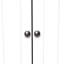 Grande armoire de rangement avec 8 portes et 4 tablettes, armoire de rangement murale pour salon, cuisine, bureau, chambre à coucher, salle de bain, blanc-1490552253