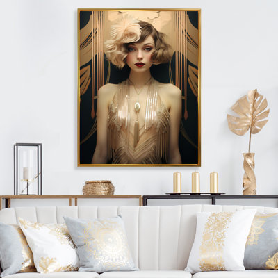 Art nouveau, élégant et glamour - impression