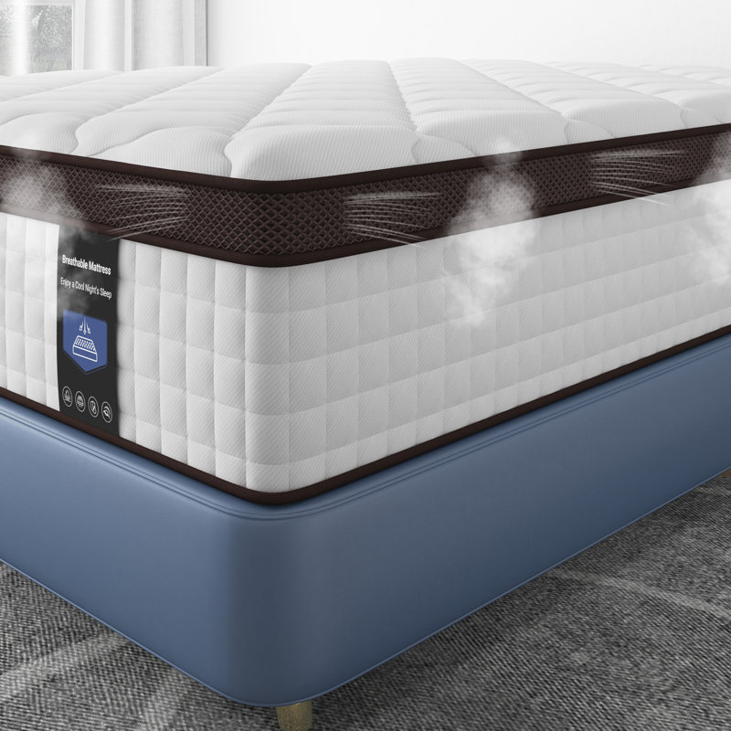 Memory Foam Hybrid Medium Mattress, King, 10"