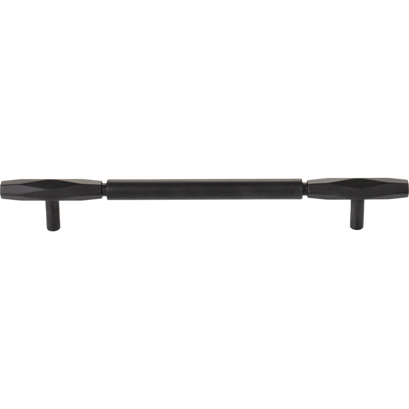 Kingsmill Bar Pull, Flat Black, 7 9/16" Center to Center